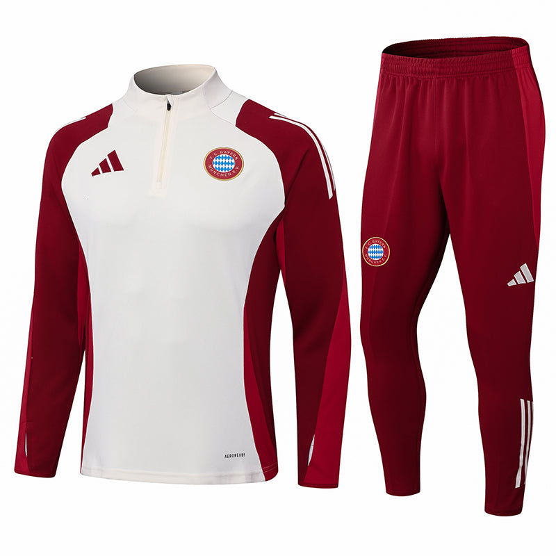 Conjunto de Treino do Bayern de Munique 2024/25 - Branco