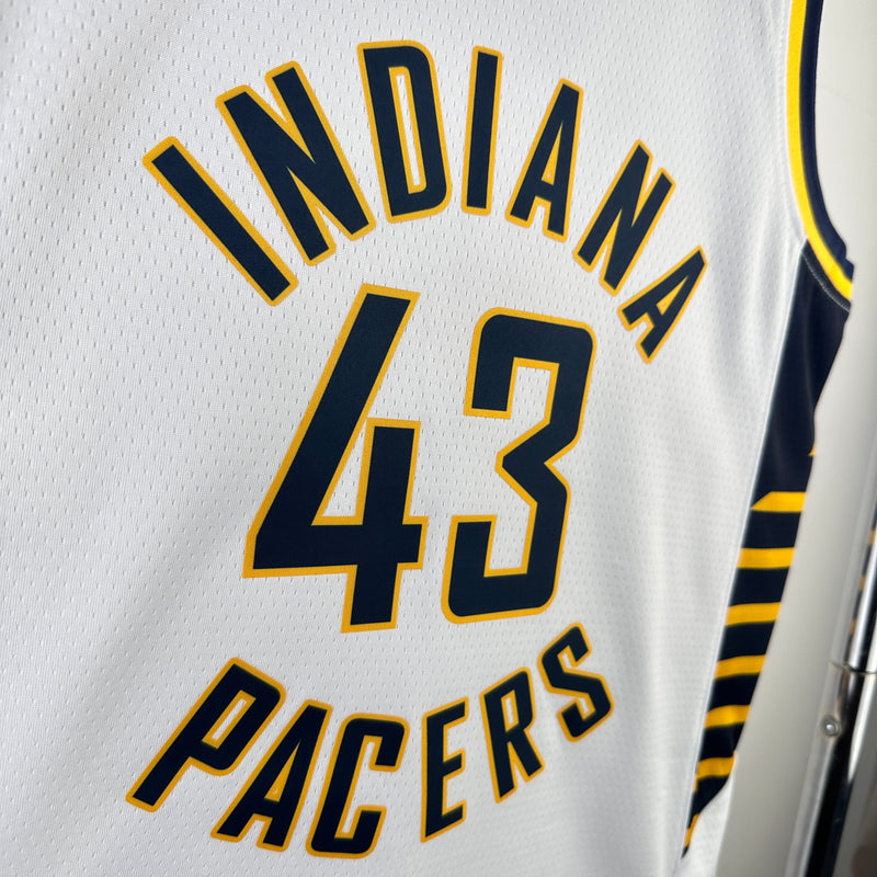 Regata NBA Indiana Pacers Association Editions 22/23 - Masculina - Branca