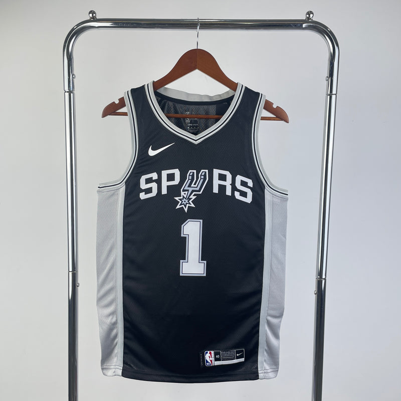 Regata NBA San Antonio Spurs 2024/25 - Masculina - Preta