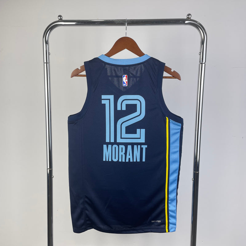 Regata NBA Memphis Grizzlies Icon Edition 22/23 - Masculina - Azul Marinho