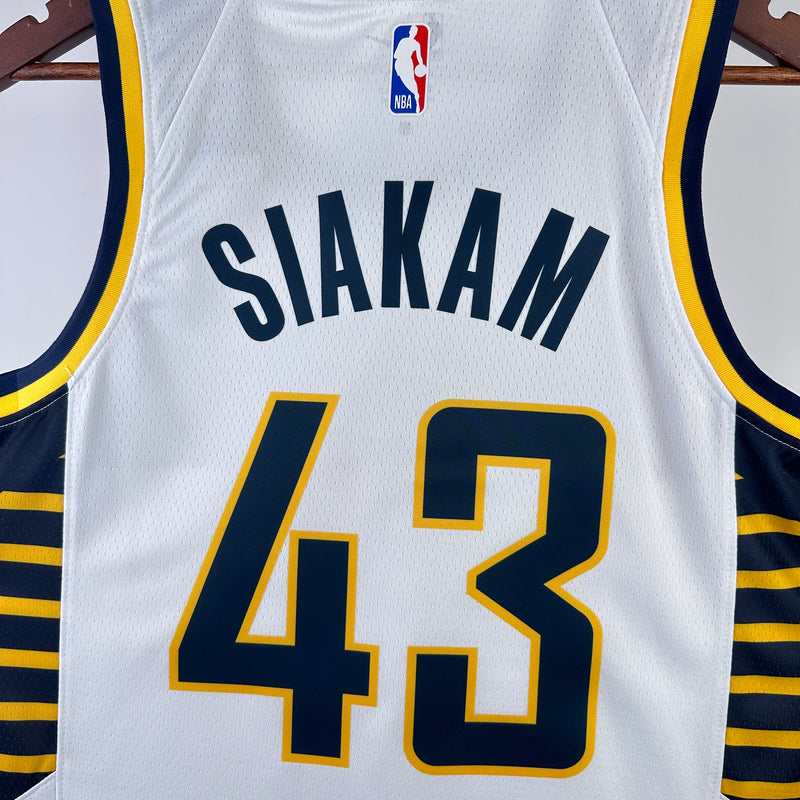 Regata NBA Indiana Pacers Association Editions 22/23 - Masculina - Branca