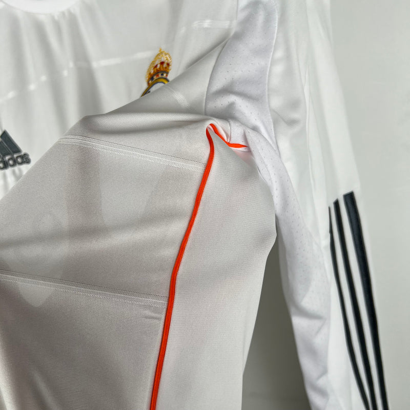 Camisa Real Madrid Home Manga Longa 13/14 - Versão Retro