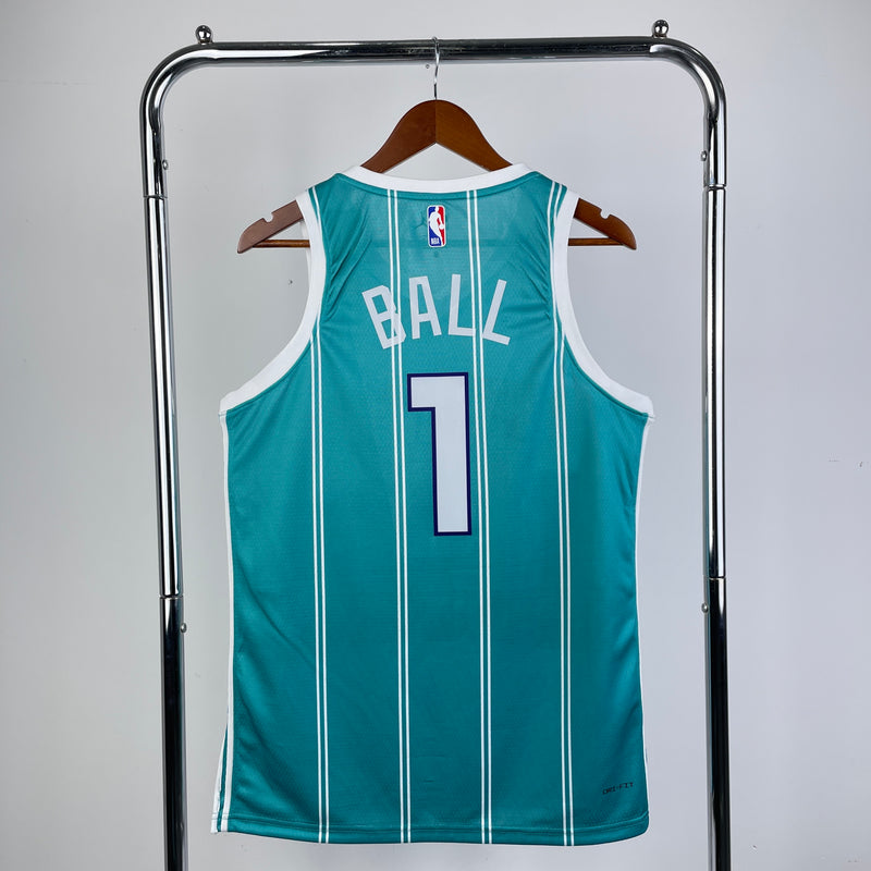 Regata NBA Charlotte Hornets Icon Edition 22/23 - Masculina - Branca