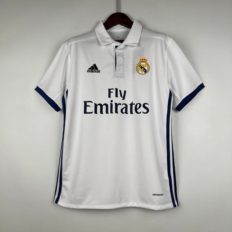 Camisa Real Madrid Titular 16/17 - Versão Retro