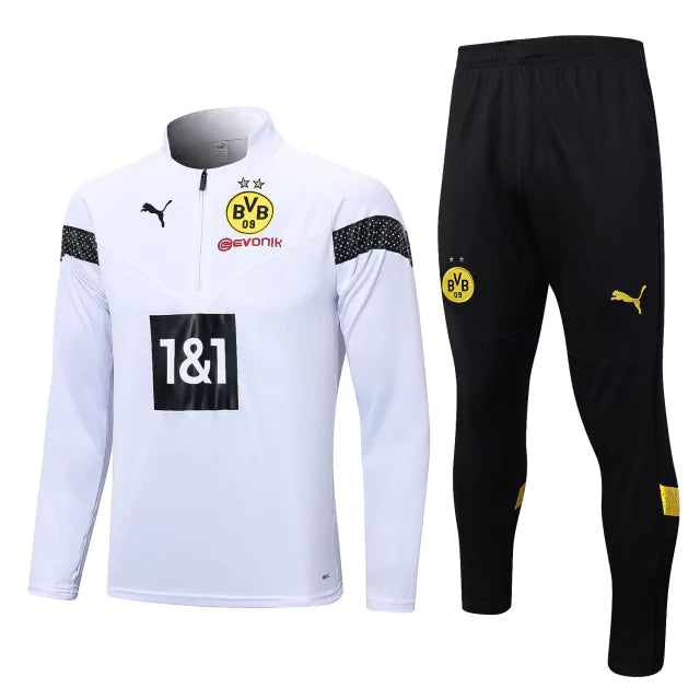 Conjunto de Treino do Dortmund 22/23 Branco - JV Imports
