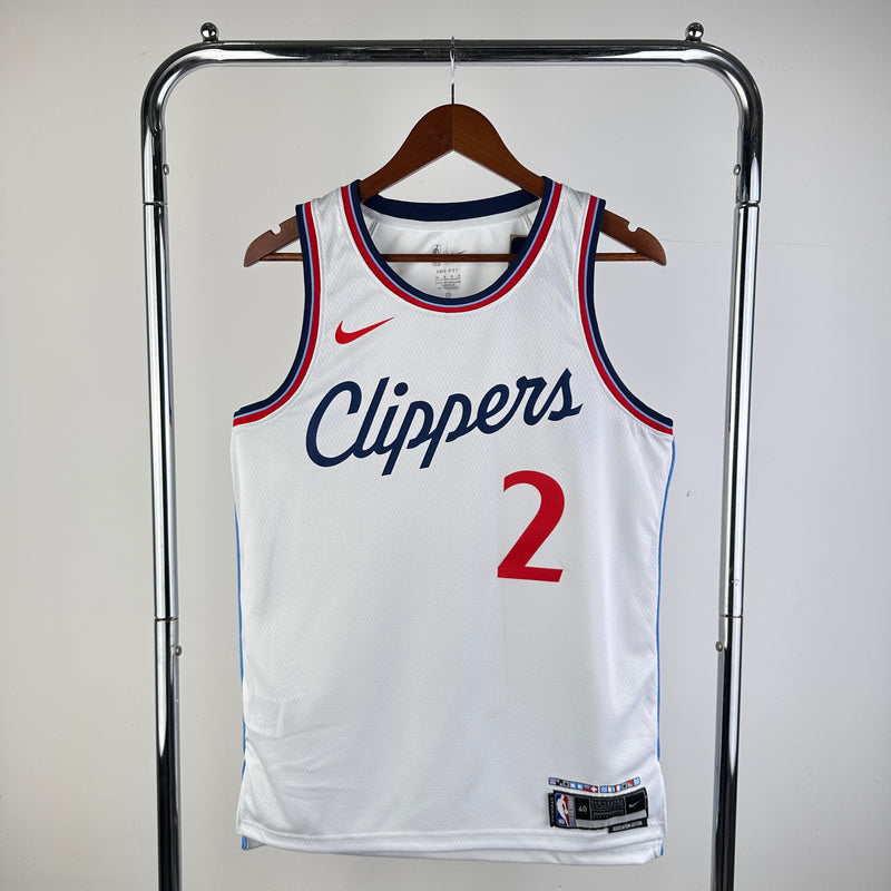 Regata NBA Los Angeles Clippers Association Edition 2024/25 - Masculina - Branca