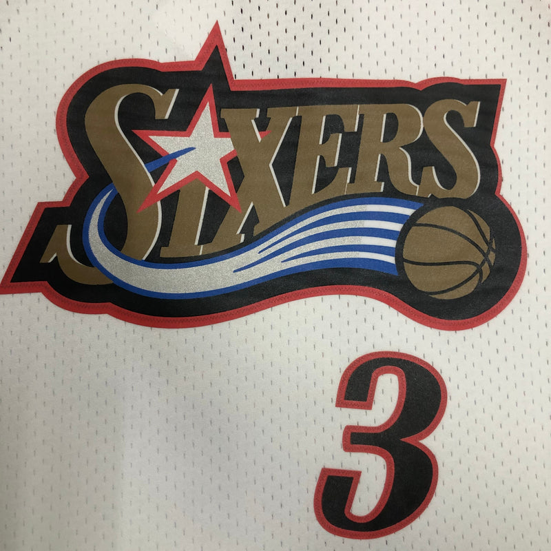 Regata NBA Philadelphia 76ers HWC Retrô 97/98 - Masculina - Branca