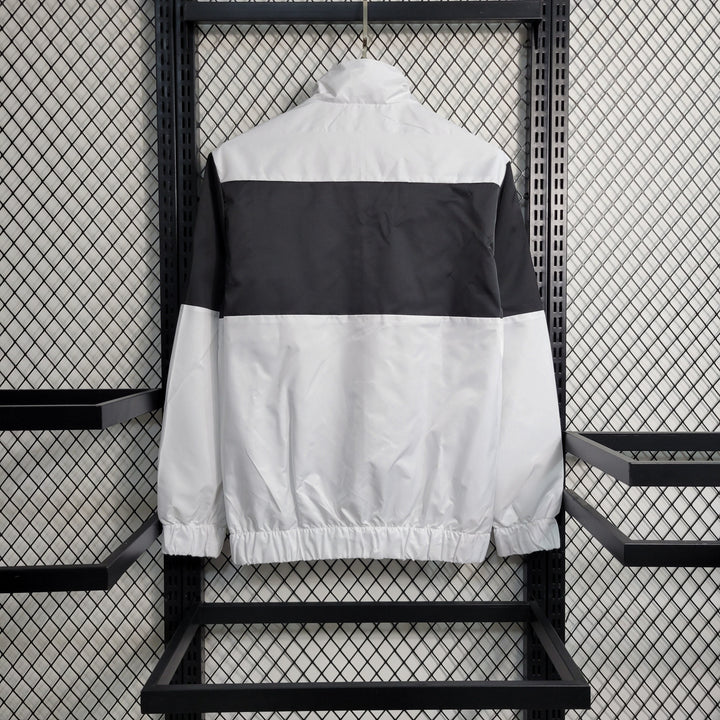 Jaqueta Corta Vento Milan 23/24 - Branco e Preto - JV Imports