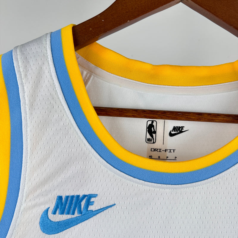 Regata NBA Los Angeles Lakers Classic Edition 22/23 - Masculina - Branca