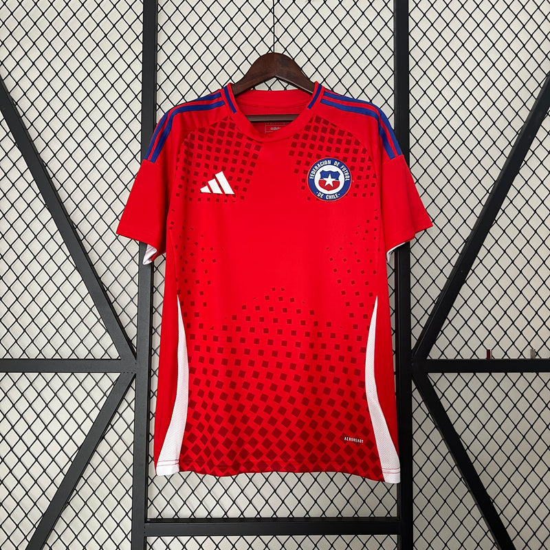 Camisa Chile Home 24/25 - Torcedor Masculina - Lançamento