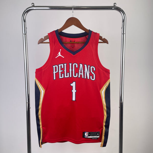 Regata NBA New Orleans Pelicans Statement Edition 22/23 - Masculina - Vermelha