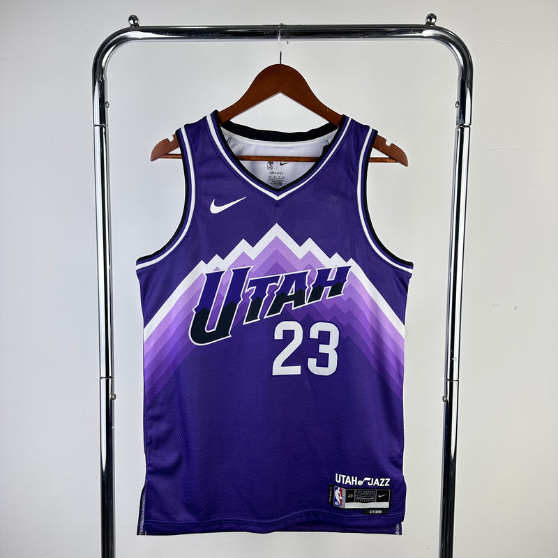 Regata NBA Utah Jazz City Edition 23/24 - Masculina - Roxa