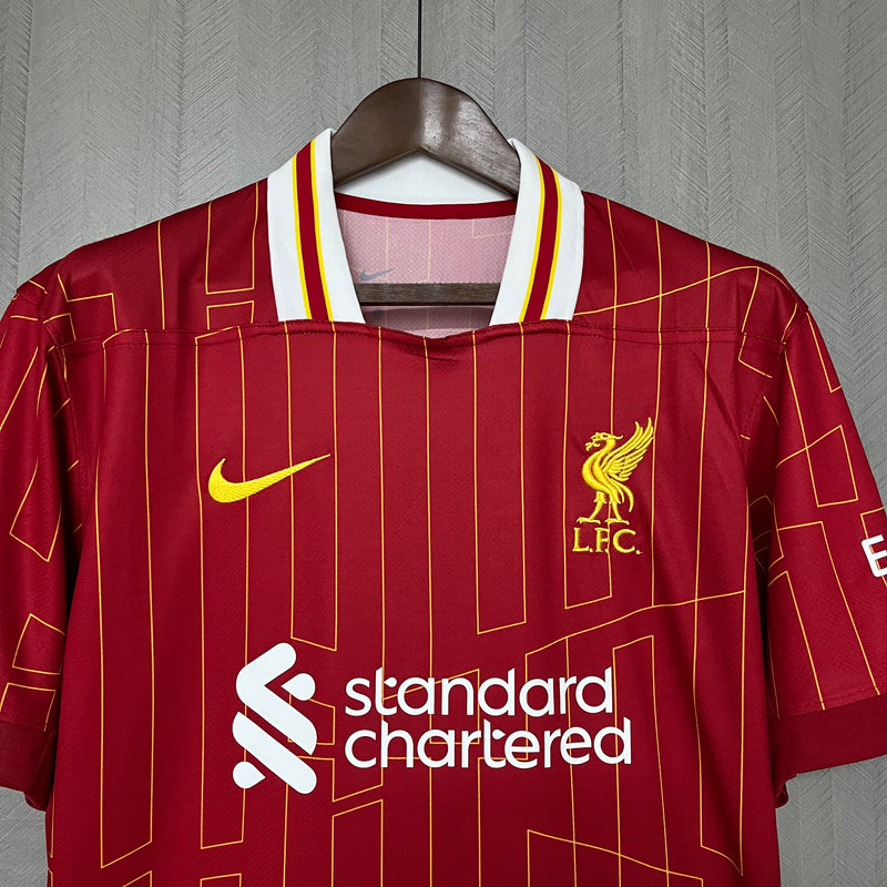 Camisa Liverpool Home 24/25 - Torcedor Masculina - Lançamento