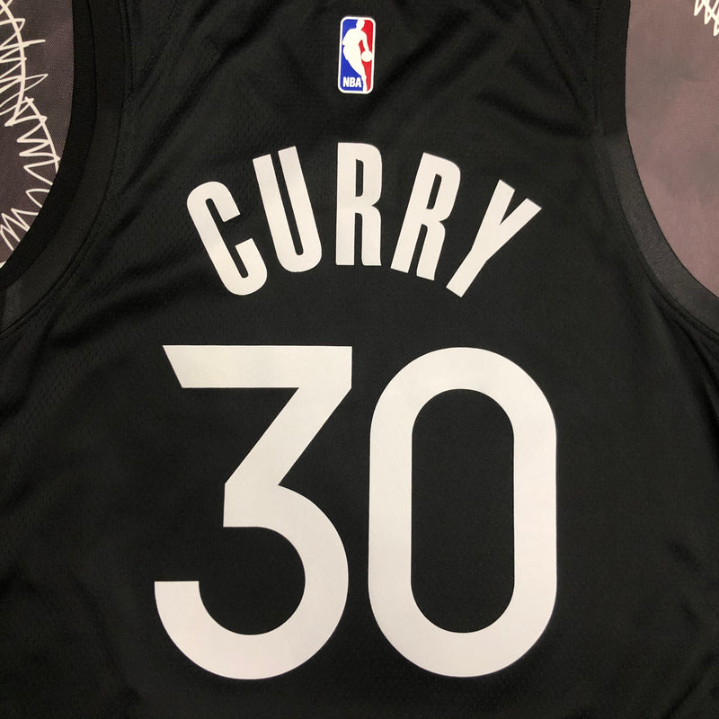 Regata NBA Golden State Warriors City Edition 19/20 - Masculina - Preta