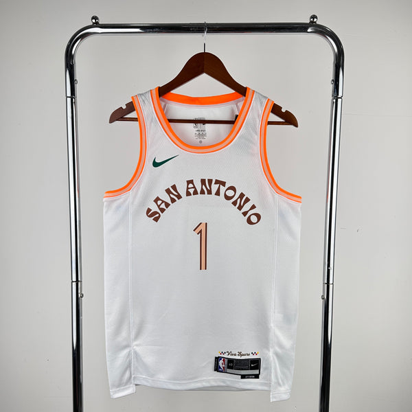 Regata NBA San Antonio Spurs City Edition 2023/24 - Masculina - Branca