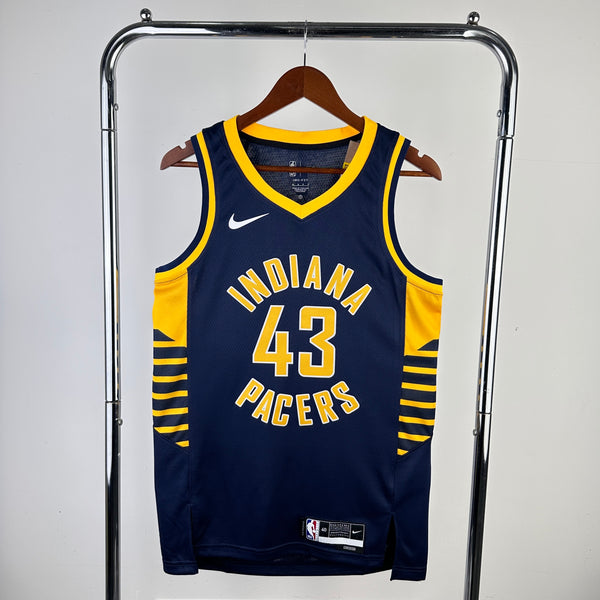 Regata NBA Indiana Pacers City Edition 22/23 - Masculina - Azul Marinho