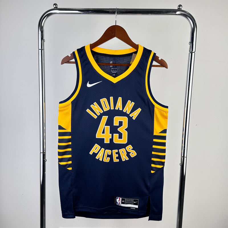 Regata NBA Indiana Pacers City Edition 22/23 - Masculina - Azul Marinho