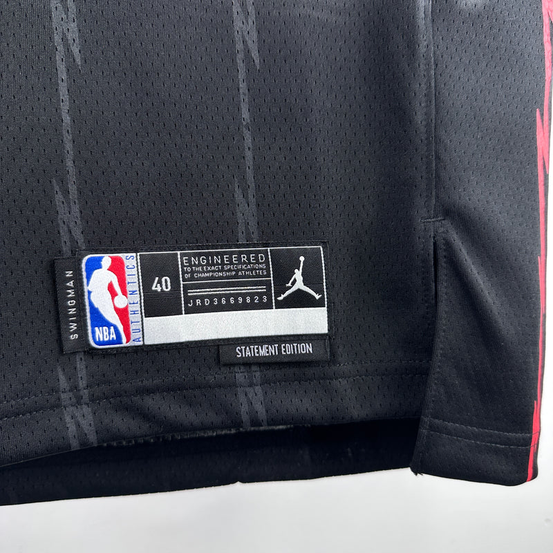 Regata NBA Toronto Raptors Statement Edition 23/24 - Masculina - Preta