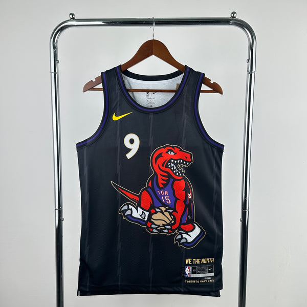 Regata NBA Toronto Raptors City Edition 2024/25 - Masculina - Preta