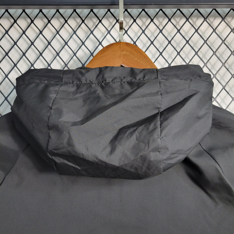 Jaqueta Corta Vento Barcelona 23/24 - Preto - JV Imports