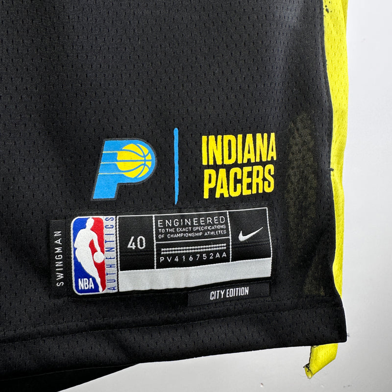Regata NBA Indiana Pacers City Edition 23/24 - Masculina - Preta