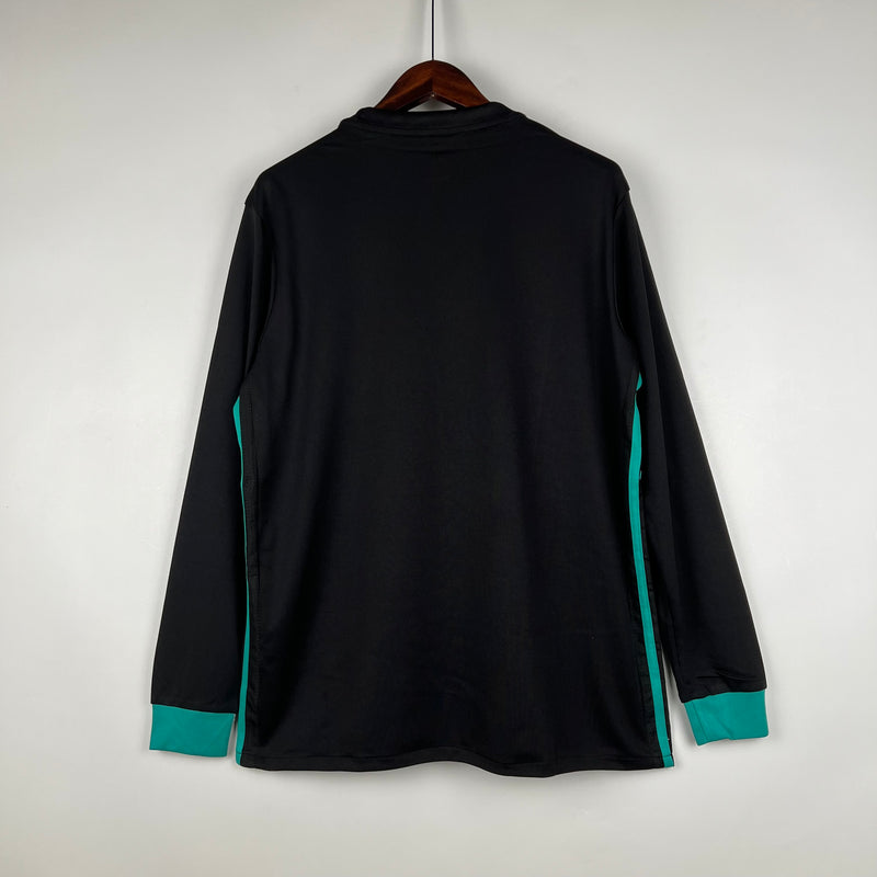 Camisa Real Madrid Away Manga Longa 17/18 - Versão Retro