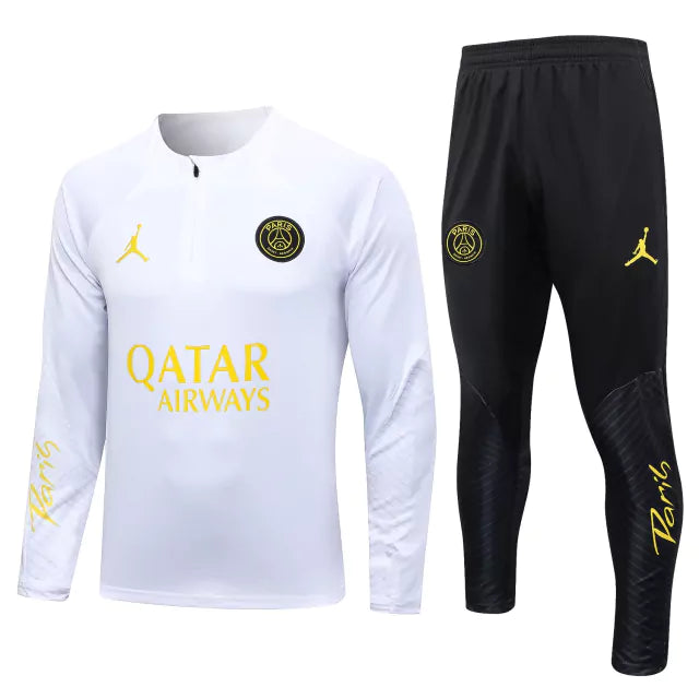 Conjunto de Treino Paris 23/24 Branco - JV Imports
