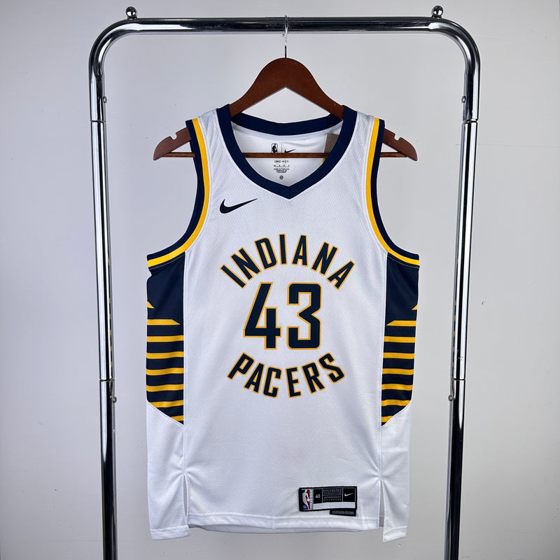 Regata NBA Indiana Pacers Association Editions 22/23 - Masculina - Branca