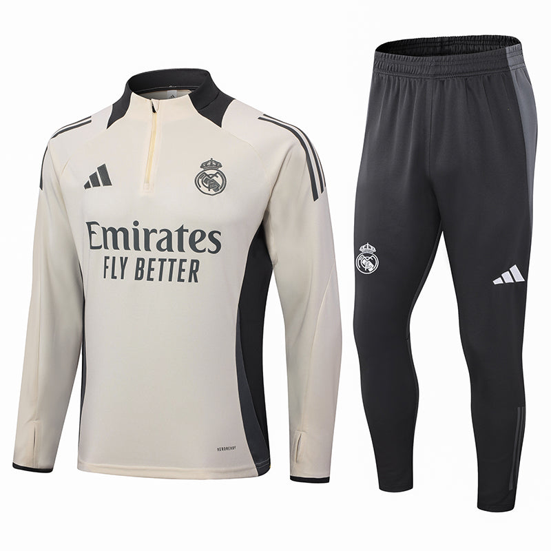 Conjunto de Treino Real Madrid 2024/25 Branco