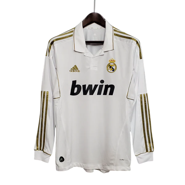 Camisa Real Madrid Titular 11/12 - Versão Retro Manga Comprida