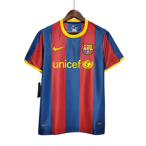 Camisa Barcelona Titular 10/11 - Versão Retro