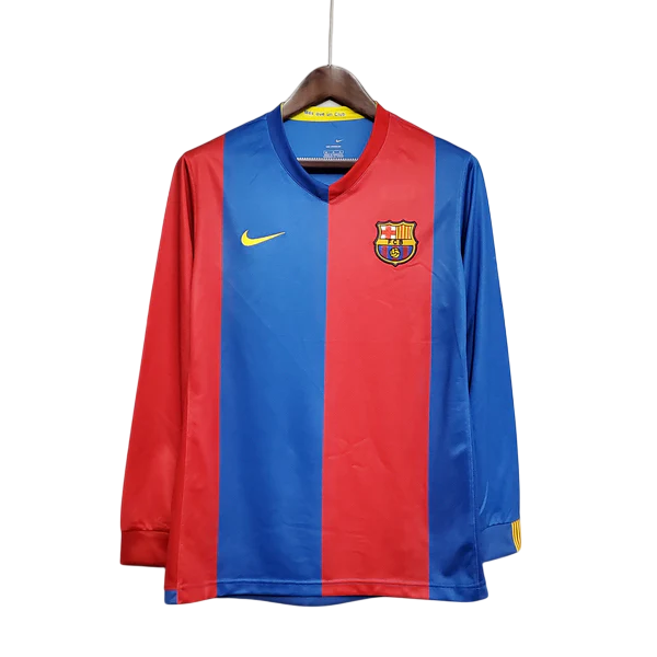Camisa Barcelona Titular 06/07 - Versão Retro Manga Comprida