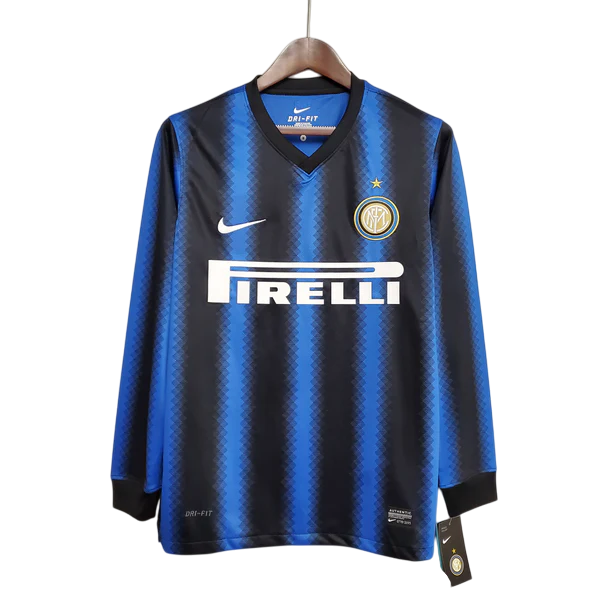 Camisa Inter de Milão Titular 10/11 - Versão Retro Manga Comprida