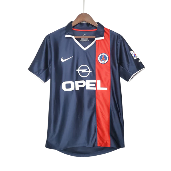Camisa PSG Titular 01/02 - Versão Retro