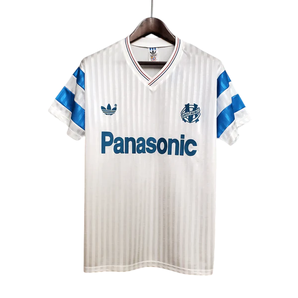 Camisa Olympique de Marseille Titular 90/91 - Versão Retro