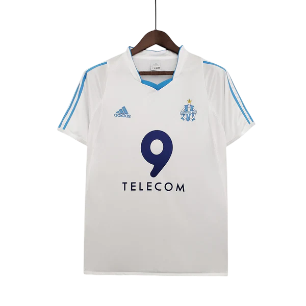 Camisa Olympique de Marseille Titular 02/03 - Versão Retro