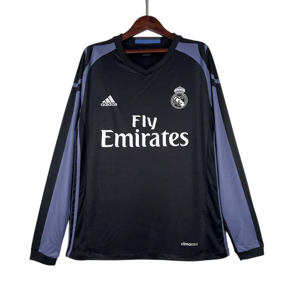 Camisa Real Madrid Third Manga Longa 16/17 - Versão Retro