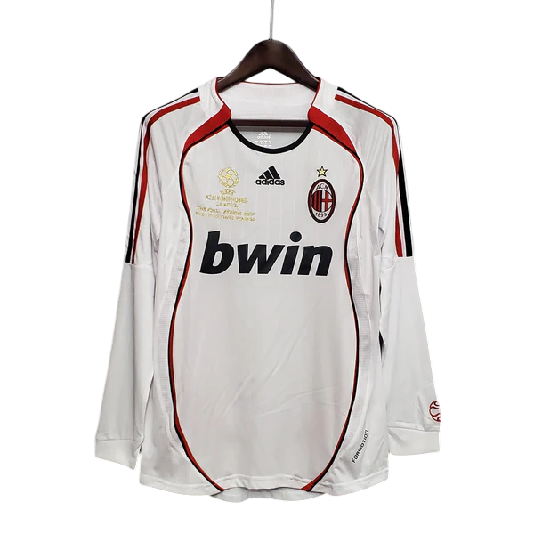 Camisa Milan Away Manga Longa 06/07 - Versão Retro